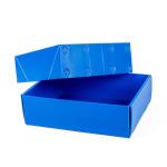 Black Corrugated Plastic Storage Containers 850gsm 3.5mm Thickness
