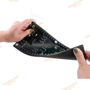 China 15KG Cylindrical Indoor Flexible LED Screen LED Video Wall Rental 320 X 160mm For Exhibition wholesale