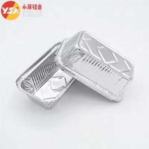 China Disposable Pan Alu Foil Containers 800ml Disposable Baking Sheets wholesale