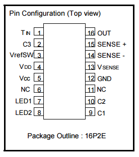 M62253AGP Rectifier Diode Charge Control IC for Li-Ion Batteries LAPTOP