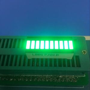 China Pure Green 10 LED Light Bar 120MCD - 140MCD Luminous Intensity wholesale