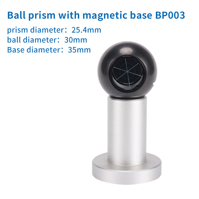 Total Station Spherical Sphere Prism Glass Magnetic Base Total Station Ball Prism Land Surveying Equipment