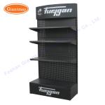 Hardware Pegboard Metal Exhibition Floor Display Stand