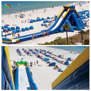 China Commercial High Quality Theme Park Inflatable Water Slide Large Inflatable Bouncer Slide for Entertainment Park wholesale