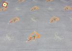 Wholesale 100 Polyester Mattress Quilting Fabric Warp Knitted Gold Printed