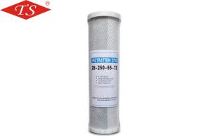 China 11 Inch Carbon Block Water Filter Cartridges 8cm Diameter For Water Purification on sale