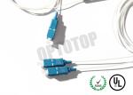 SC/UPC 0.9 mm 1 X 2 Fiber Optic Multimode WDM1310 / 1550 nm Wavelength