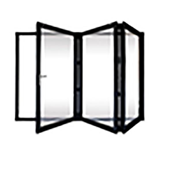 Residential Project Must-Have Aluminum Bi-Fold Doors With Triplex Glass Upgrade
