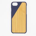 Bamboo & PC iPhone 7 / 8 Natural Wood Phone Case , Splicing Paste Wood Look