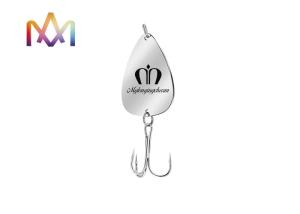 China Fisherman Gift 15g Copper Custom Engraving Charms wholesale