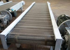 China 201 Stainless Steel Cleaning Vegetables Chain Conveyor Belt wholesale