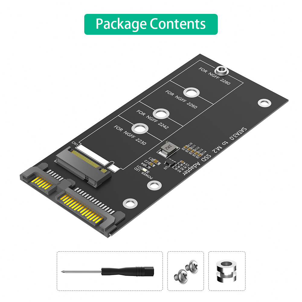 M.2 NGFF To SATA Adapter Card B Key/B & M Key SSD Converter NGFF M2 To 2.5 Inch SATA III Drivers