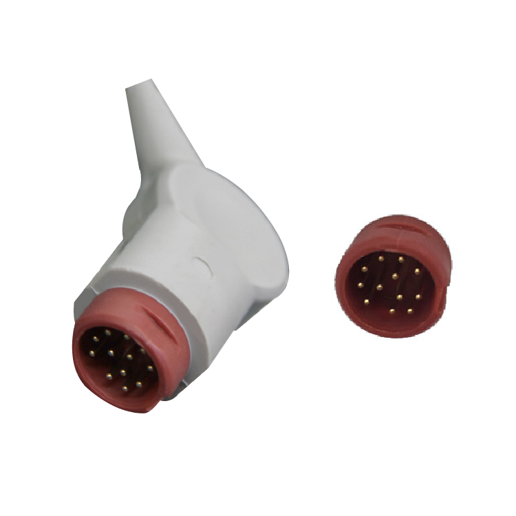 Compatible for 12pin IBP adapter cable to Smiths transducer IBP cable