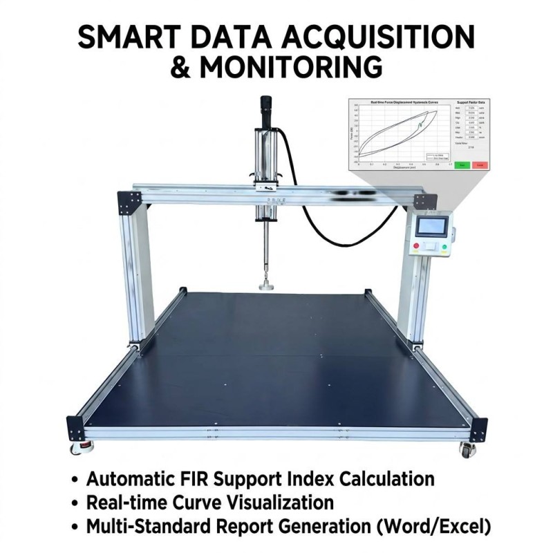 Computerized Mattress Compression Firmness Testing Machine Auto Data Recording & Report Printing CE Certified