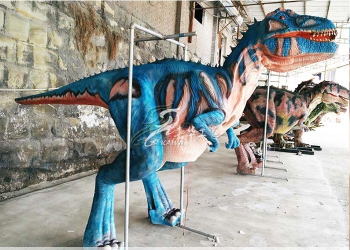 Handmade Colorized Lifelike Dinosaur Costume Water Repellent For Adults