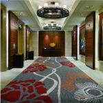 Hallway PVC Carpet Flooring / PVC Commercial Flooring Printed Pattern