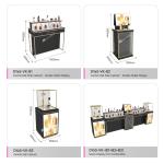 Skincare Display Shelf Space-saving Beauty Display Stand for Cosmetic Shop
