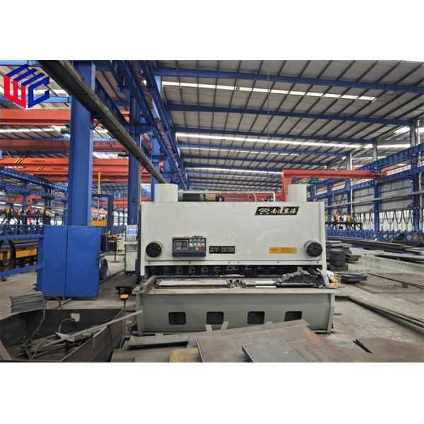 Painted Steel Structure Workshop Prebuilt Metal Buildings Windproof