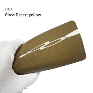China 8.0 Mil K010 Gloss Desert Yellow Car Paint Protection Film For Changing Car Body Paint Color wholesale