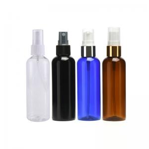 China 30ml 120ml 150ml 500ml Amber Clear PET Plastic Spray Bottle For Cosmetic Packaging wholesale
