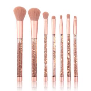 China Microcrystal Soft 7PCS EVA Box Makeup Brushes Travel Kit wholesale