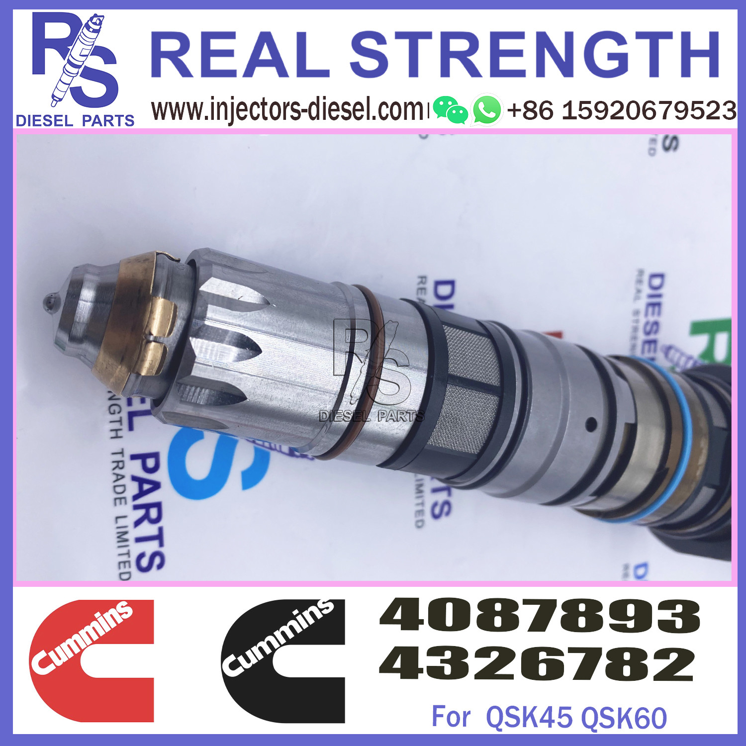 4087893 Cummins Diesel Injector 4088427 4326782 4010025 4001813