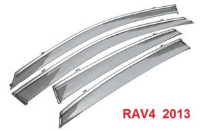 China Professional Car Window Visor / Wind Deflector Toyota RAV4 2013 Automobile Accessories wholesale