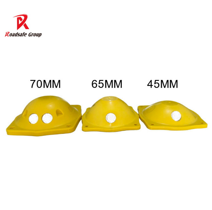 ABS Reflective YELLOW Plastic Road Stud 65cm Big Size Cat Eye Pavement Markers