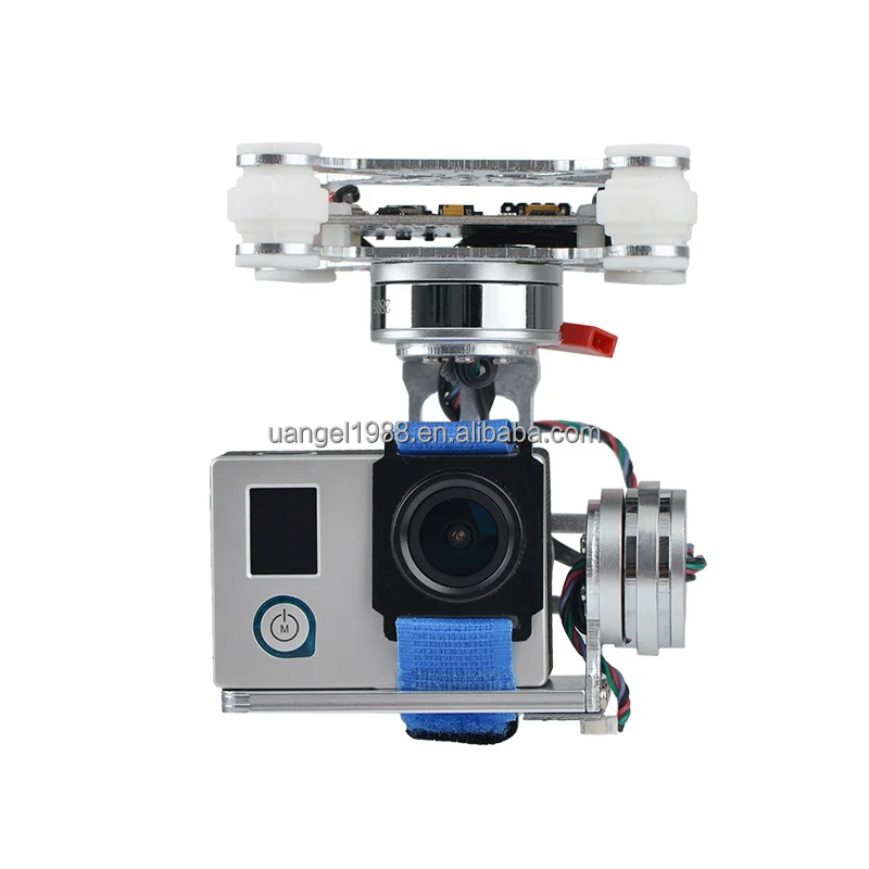 Uangel 3 Axis Brushless Gimbal Camera Mount 32bit Storm Controller Broad For Gopro3 4 SJ4000 Xiaoyi DIY FPV