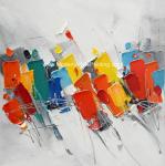 Colorful Abstract Oil On Canvas Paintings Modern Art Acrylic Paintings