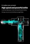 8.4V 1A Multipurpose Fascia Massage Gun 4 Heads For Full Body