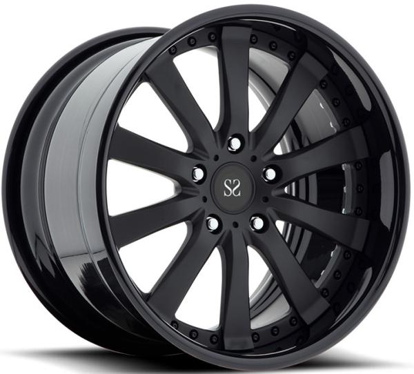 2-PC 18 19 20 21 22 Inch Black Machine Face For BMW 5 G30 Rims Forged Alloy