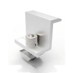 Aluminum End Clamps For Solar Panels Installation Excellent Wind Resistance