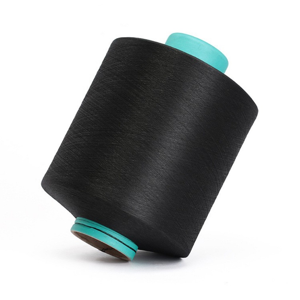 Black 150D/48F DTY Polyester Yarn NIM For Textile Industry