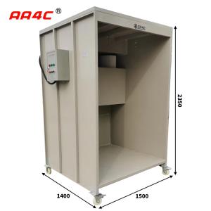 China AA4C Plastic Spray Powder Collecting Room For Rim Powder Coating Booth Powder Recycle Machine wholesale