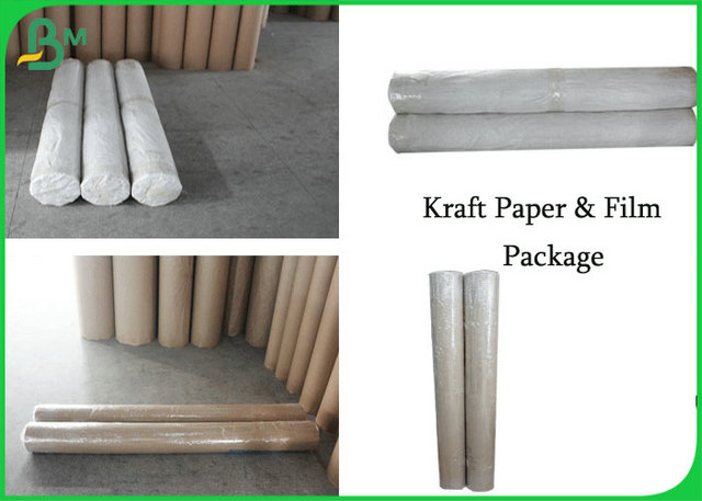 60GSM 80GSM CAD Plotter Paper In Roll 24" 36" Water Resistant FSC Certified