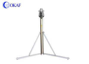 China Mechanical TV Antenna Telescopic Mast Pole Hard Anodized Treatment Surface wholesale