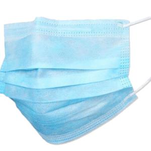 China Multi Layered Stereo Hygienic Face Mask Blue Disposable Non Woven Face Mask wholesale