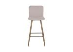 100cm Height 70kg Load Fabric Bar Chair With Metal Legs