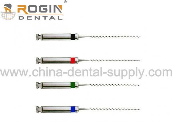 Quality 150 ° Sterilizable Dental Endo Files , Root Canal Files With Hard Straight Handle for sale