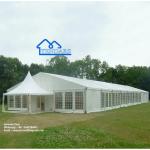 Aluminum Glass Party Wedding Exhibition Event Tents For 500 1000 Seater Event
