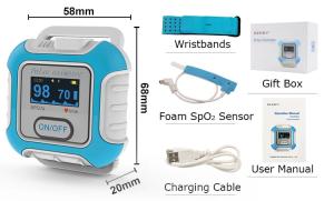 China Battery Life Up To 8 Hours Sleep Breathing Monitor Spo2 Heart Rate , Osa, Odi With Audible Alarm wholesale