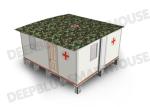 Metal Isolation House Mobile Field Hospital In Quick Assemble White Color Low