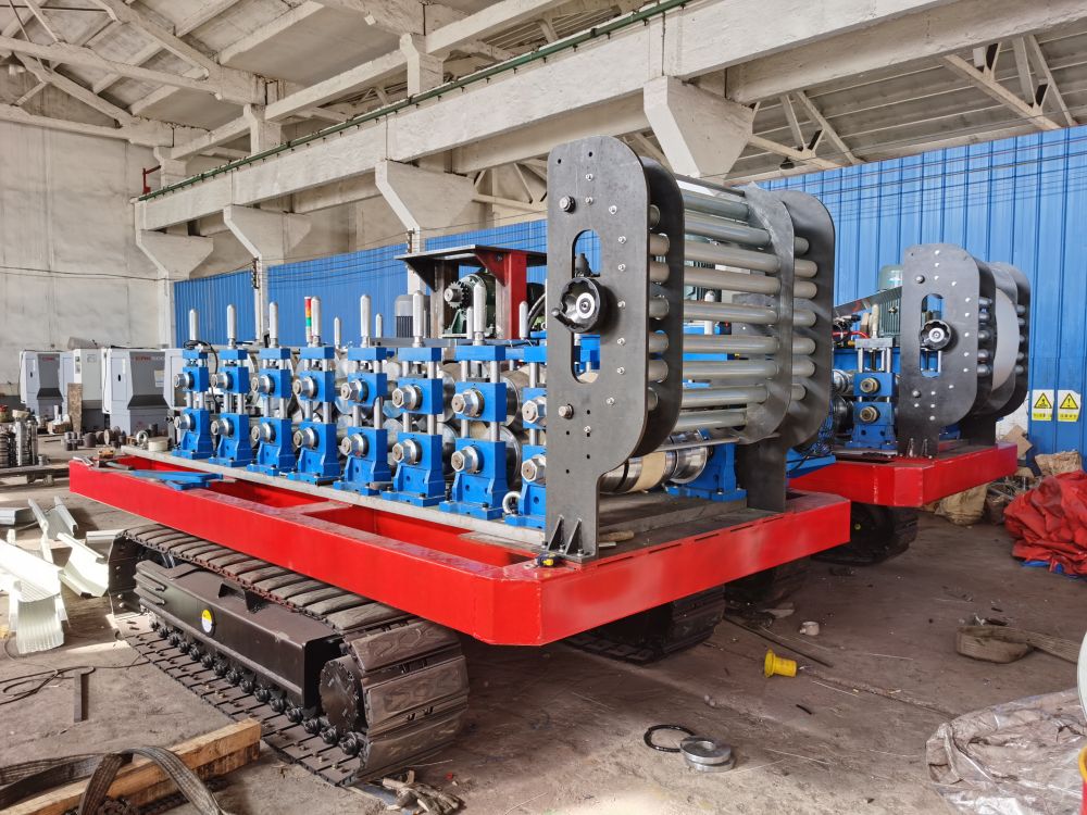 Cold Rolling Forming Rain Gutter Machine Maker For Aluminium Profile