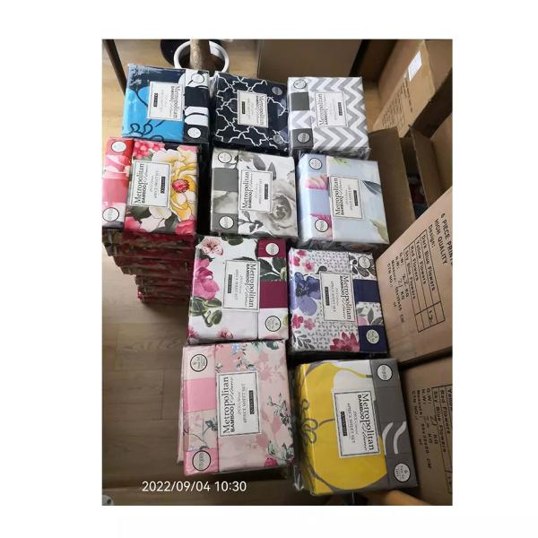 200TC 10 Different Designs 100% Polyester Print Microfiber Fabric Bedding Sheet