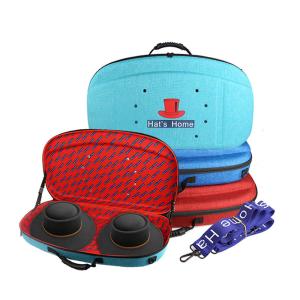 China 131mm EVA Cap Carrier Case , OEM / ODM 1680D Fedora Hat Travel Case wholesale