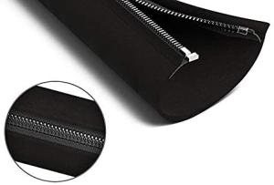China Round Zipper Cable Sleeve Braided Wrap Heat Resistant Wire Protector wholesale