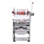 SUS304 Plastic Food Tray Sealing Machine Tabletop Manual