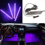Decorative Atmosphere Lamp 48D Car Interior Lights Waterproof RGB 12V Universal
