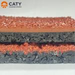 Anti UV Sports Running Track Soundproof EPDM Rubber Granules China Running Track